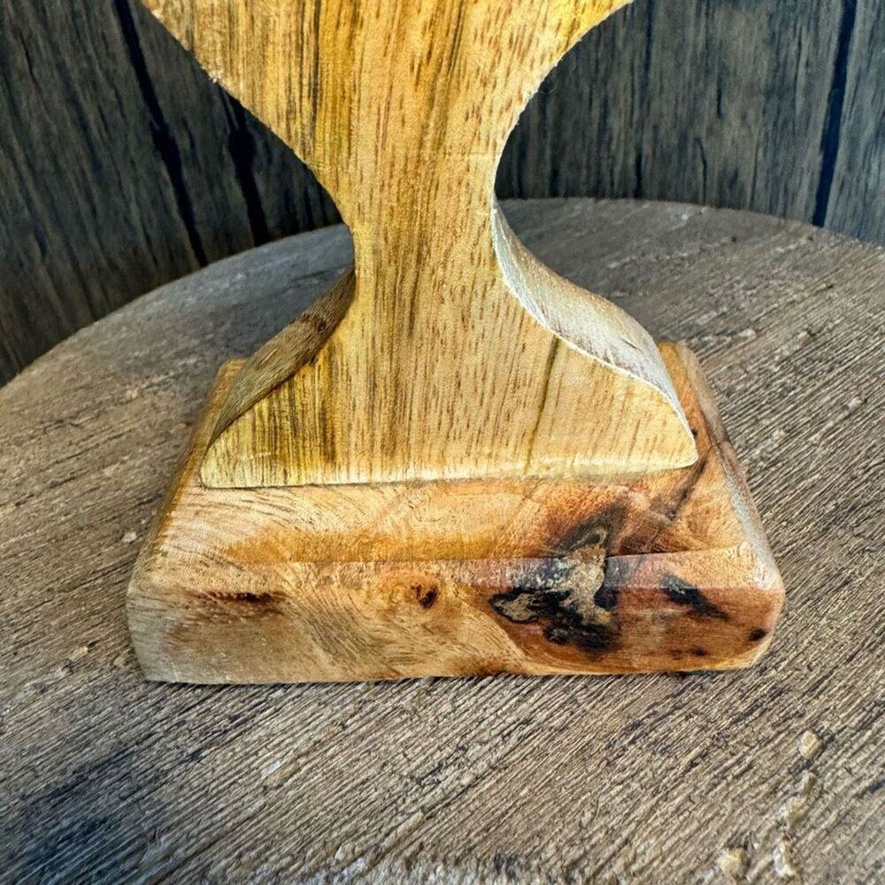 Home Decor Wood Bird Sitter Farm Chicken Decor NEW FAST SHIP - Picture 4 of 6